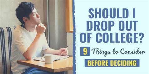 What to Do If You Drop Out of College