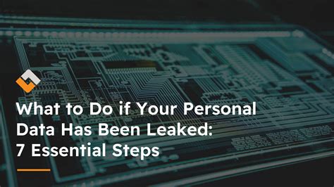 What to Do If Your Information Was Leaked