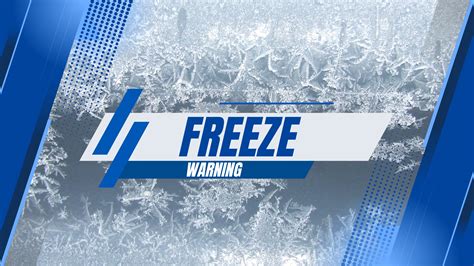 What to Do When a Freeze Warning is Issued