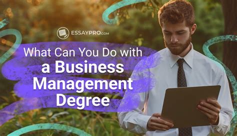 What to Do With a Business Management Degree