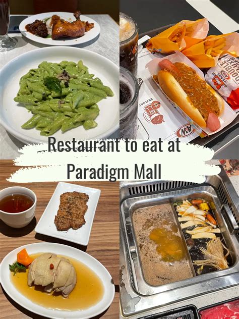 What to Eat at Paradigm Mall: 10 Must-Try Restaurants