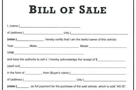 What to Include in a Handwritten Bill of Sale