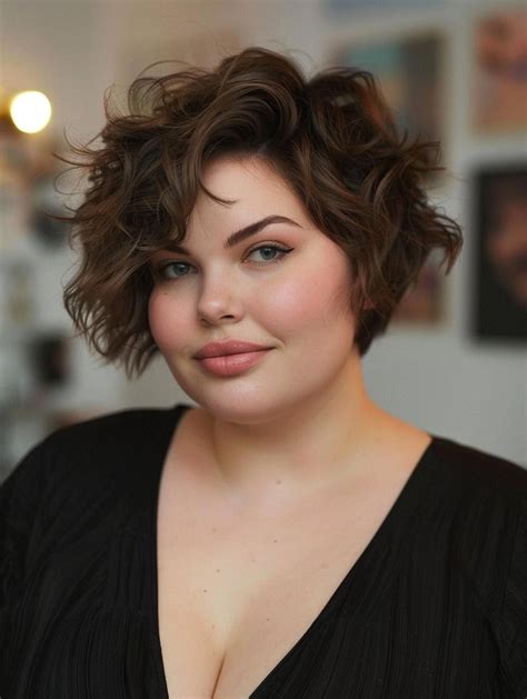 What to Look for in a Short Curly Hairstyle for a Chubby Face