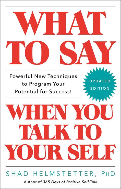 What to Say When You Talk to Your Self Reader