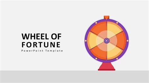 Wheel Of Fortune Powerpoint Template With Sound