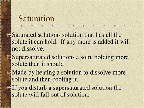 When A Solution Has More Solute Than It Can Hold Doc