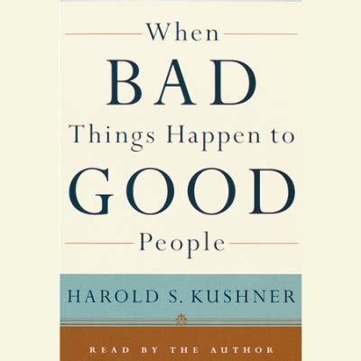 When Bad Things Happen to Good People Audio Cassette 20th Anniversary Edition With A New Introduction Reader