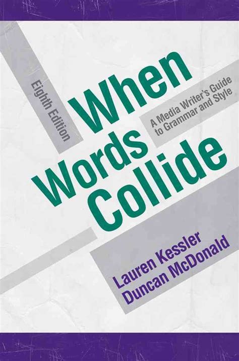 When Words Collide Wadsworth Series in Mass Communication and Journalism Epub