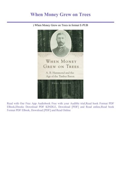 When.Money.Grew.On.Trees Ebook PDF