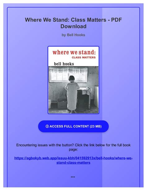 Where We Stand Class Matters pdf Reader