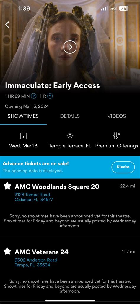 Where to Find Immaculate Showtimes Near Me