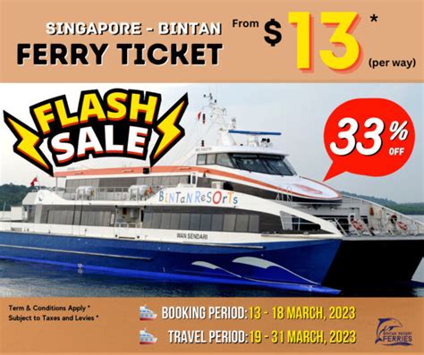 Where to Purchase Bintan Ferry Tickets