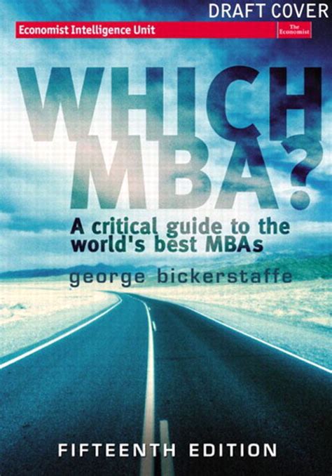 Which Mba? A Critical Guide to The World&amp PDF