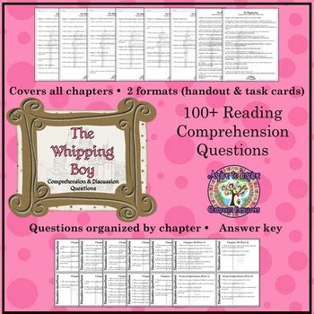 Whipping Boy Comprehension Questions Answers Epub