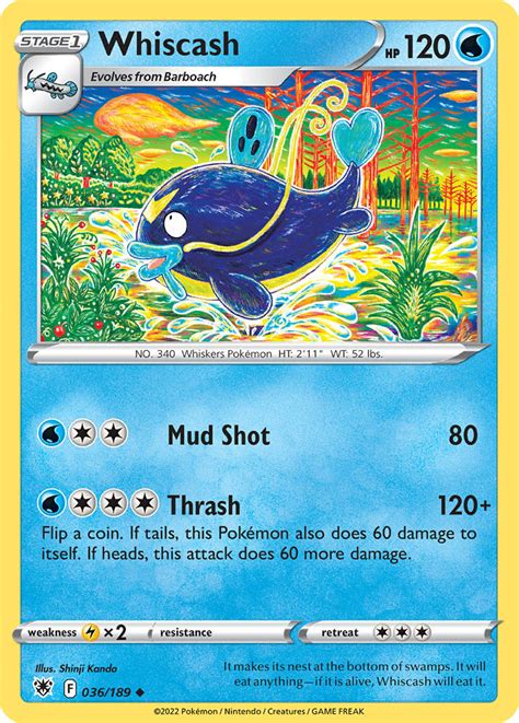 Whiscash Pokémon Card: A Comprehensive Analysis