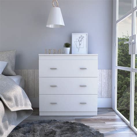 White 3 Drawer Dresser: The Perfect Storage Solution for Your Bedroom