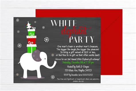 White Elephant Template