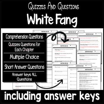 White Fang Answer Key Reader