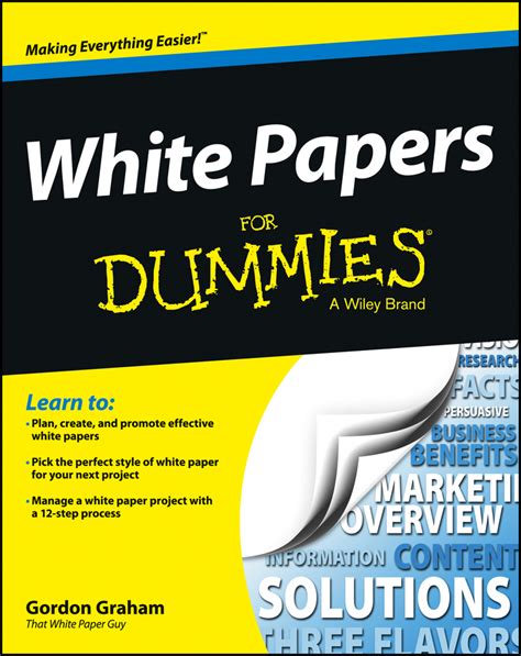White Papers for Dummies Epub