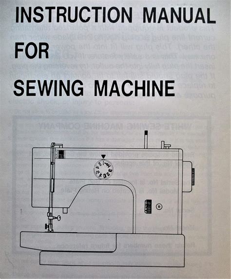 White Sewing Machine Manual Model 742 Ebook Doc