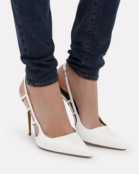 White Slingback Pumps: An Overview