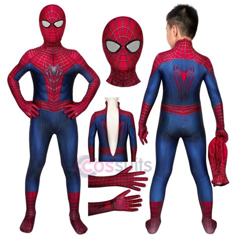 White Spiderman Costume Kids