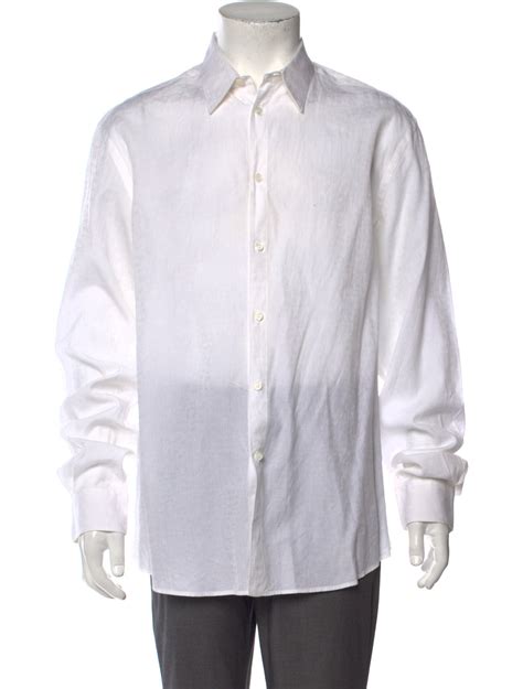 White Versace Dress Shirt: A Timeless Emblem of Elegance and Sophistication