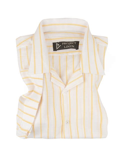 White Yellow Stripe Shirt: A Timeless Classic with Endless Possibilities