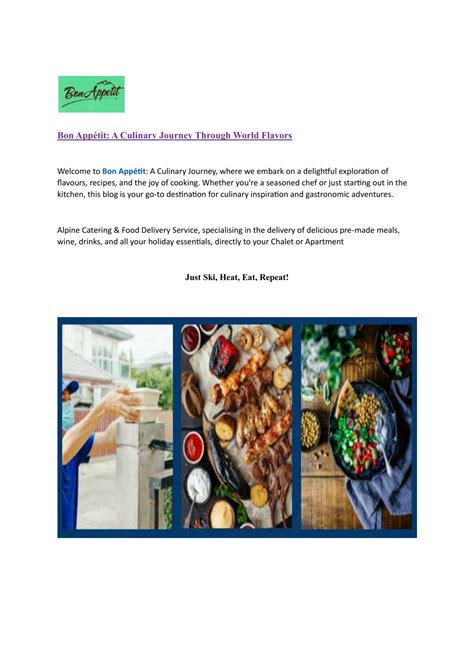 Whitman Bon Appétit: A Culinary Journey into the World of Health and Flavor