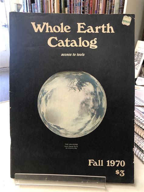Whole Earth Catalog Access To Tools Fall 1970