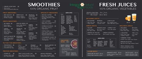 Whole Foods Smoothie Bar Menu: 100+ Refreshing & Revitalizing Options