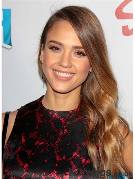 Wholesome Auburn Wavy Long Jessica Alba Wigs