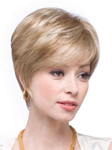 Wholesome Blonde Straight Short Human Hair Wigs For 2025