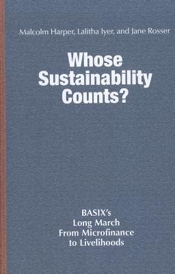 Whose Sustainability Counts? Kindle Editon