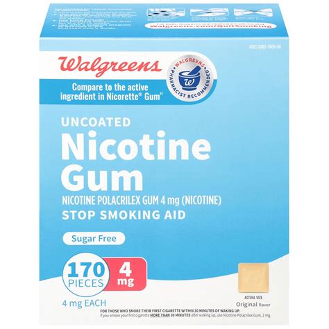 Why Choose Walgreens Nicotine Gum?