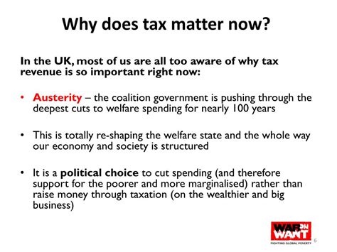 Why Does Tax Matter?