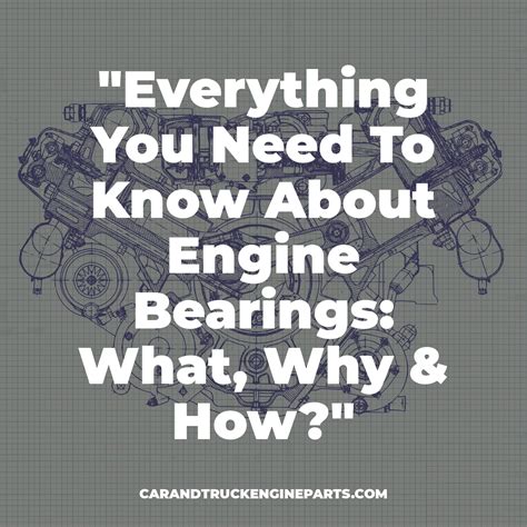 Why Engine Bearings Matter