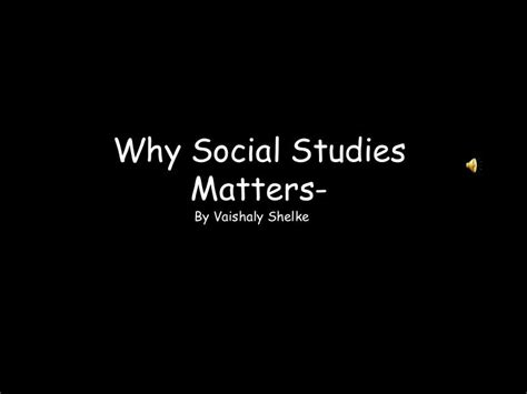 Why Home Study Matters