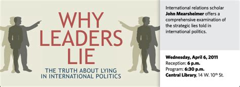 Why Leaders Lie The Truth About Lying in International Politics Epub
