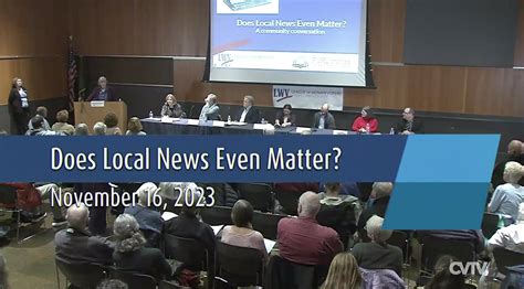 Why Local News Matters