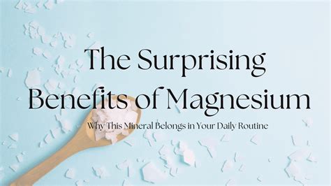 Why Magnesium Matters