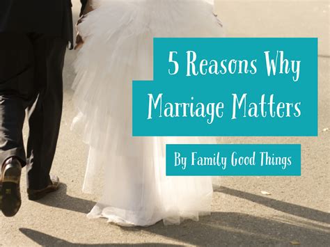 Why Marriage Matters