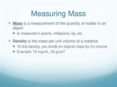 Why Measuring Milligrams Matters