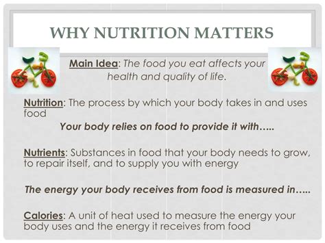 Why Nutrition Matters