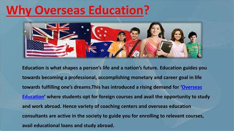 Why Overseas Education Matters