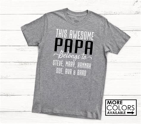 Why Personalized Papa T Shirts Matter