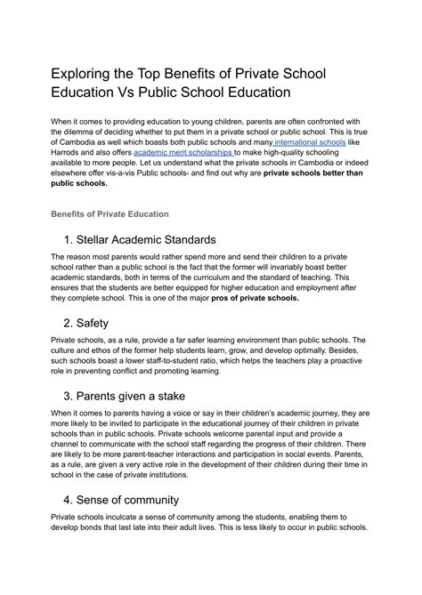 Why Private School Education is Superior to Public Education: A Comprehensive Analysis