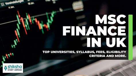 Why Pursuing an MSc in Finance Online Matters