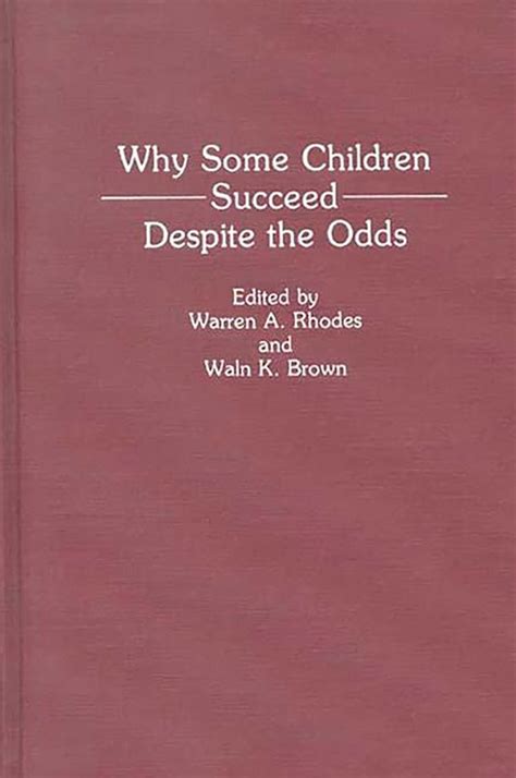 Why Some Children Succeed Despite the Odds PDF