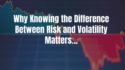 Why Volatility Matters